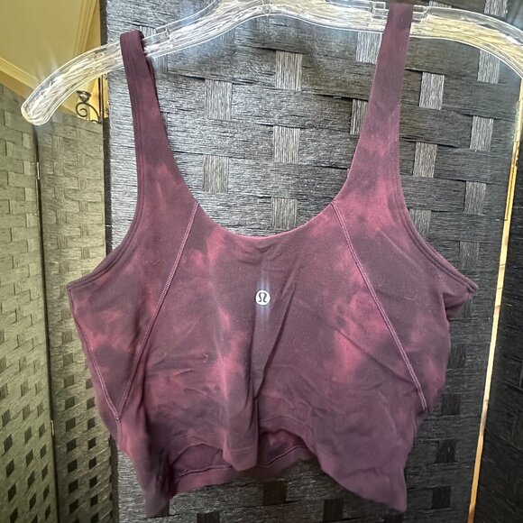 lululemon Align Tank Top Garnet Diamond-Dye, Sz 8 - Picture 2 of 3
